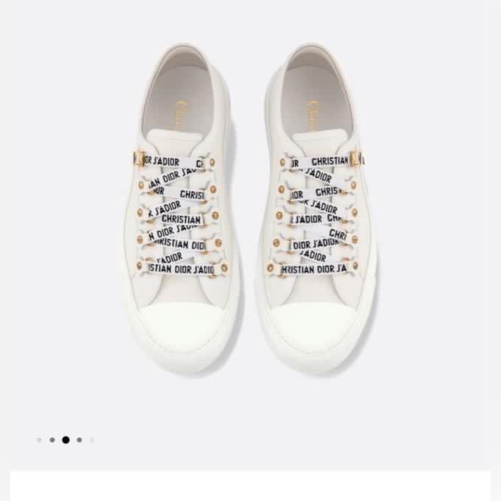 CHRISTIAN DIOR CANVAS SNEAKERS